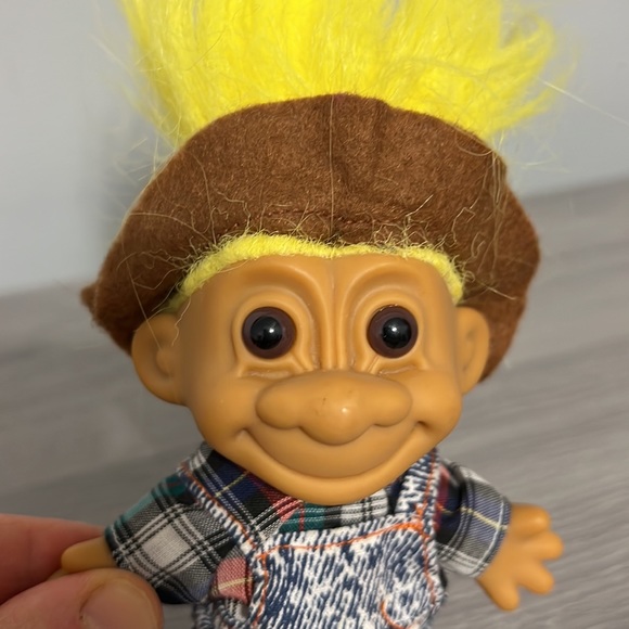 Vintage Russ Farmer Troll Doll - Picture 2 of 5